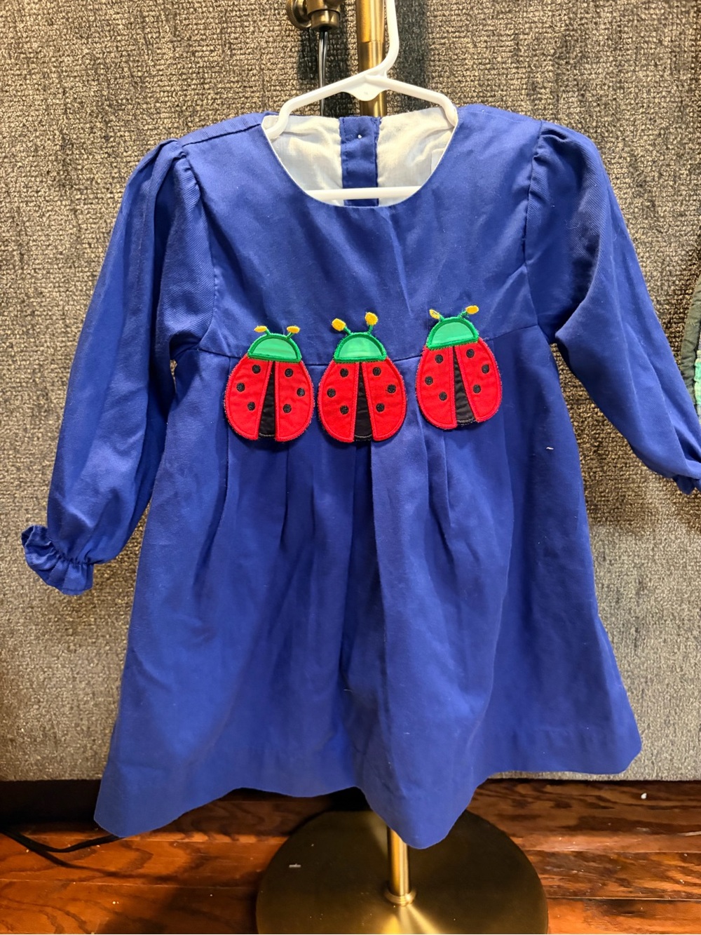 Cecil & Lou Ladybug Appliqué Dress